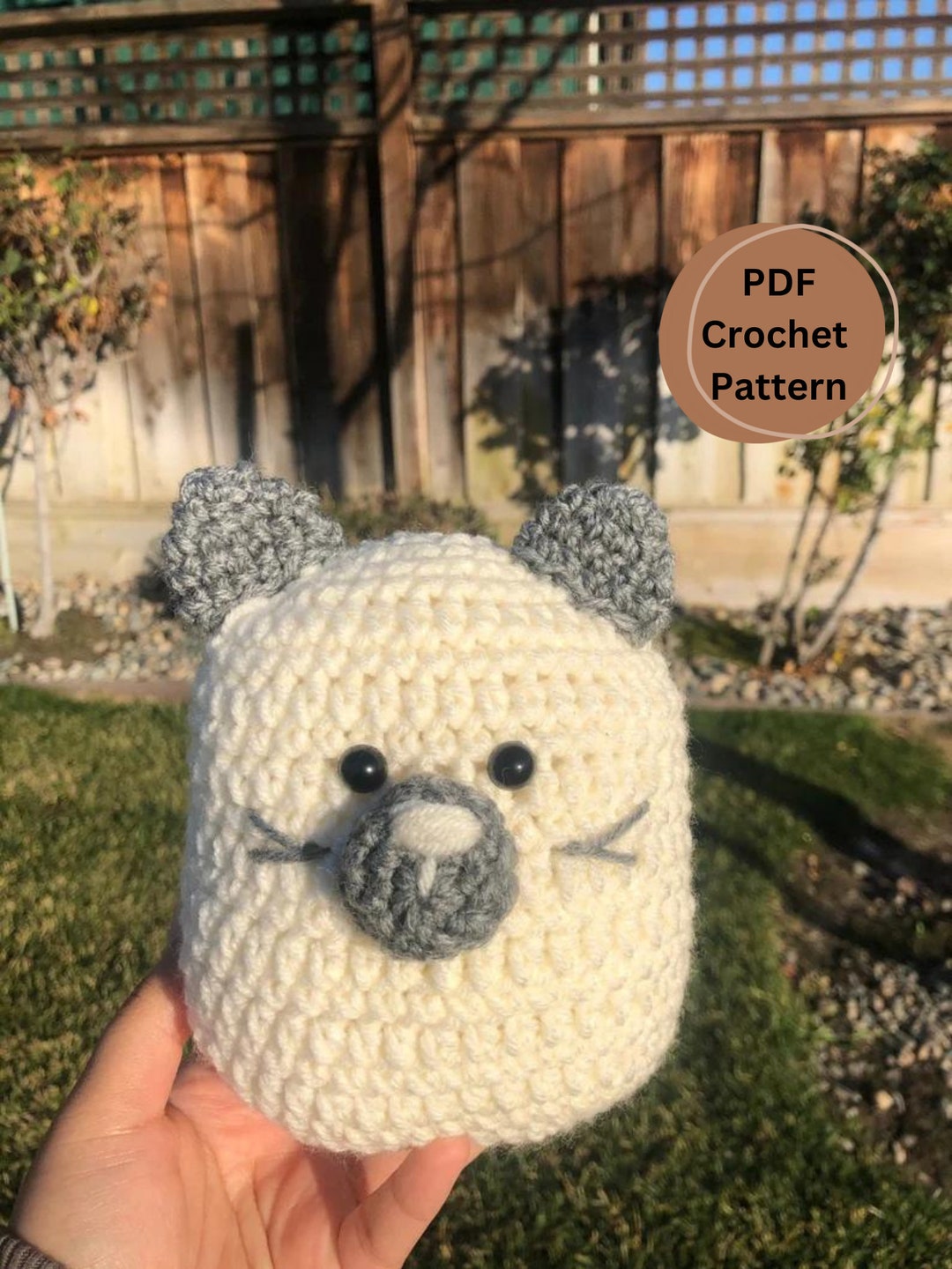 Marshmallow Kitty PDF Crochet Pattern Kitty Amigurumi Etsy