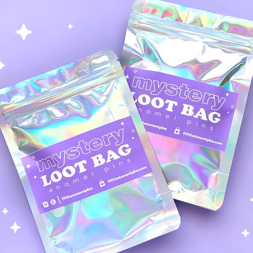 SECONDS SALE Enamel Pins Grab Bag B Grade Pins Mystery Box Etsy