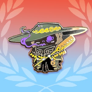 Charon | Hades Chibi Video Game Hard Enamel Gold Pin