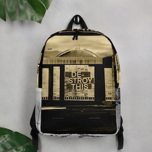 Horrible Machine Backpack, Original Art, Unique Gift, Skater Backpack, Skateboarding Backpack, Best Friend Gift, Laptop Case, Art