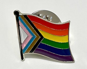 LGBTQ Progress Pride Regenboogvlag Pin Badge