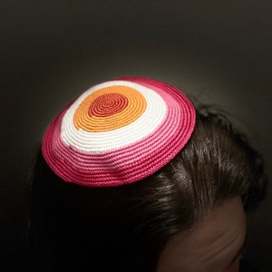 Lesbian Pride Kippah (Yarmulke) Celebrating Jewish Women And The Women Who Love Them