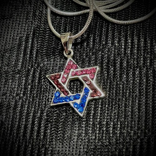 Jewish Bisexual Star of David Swarovski 