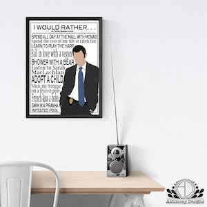 Psych Poster - Lassie - I would rather