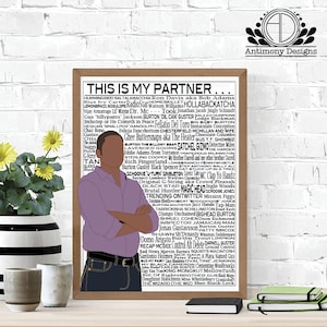 Psych Poster - Gus - This is my partner