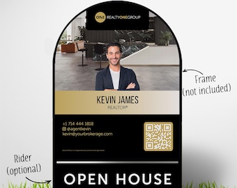 Realty ONE Group Dome Sign, Custom Real Estate Sign (24x30)