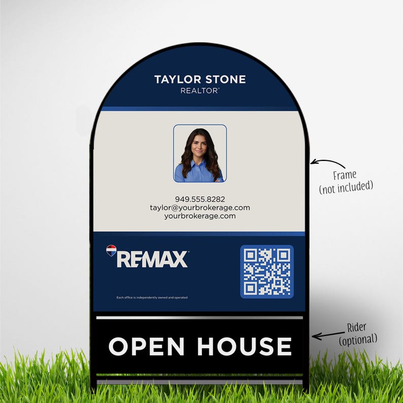 REMAX Dome Sign: Custom Real Estate Agent Marketing (24x30, USA Made ...