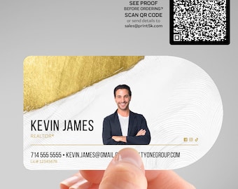 Realty ONE Group Business Cards: Modern Half Circle Design