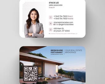 Berkshire Hathaway Business Cards: Modern Real Estate Designs