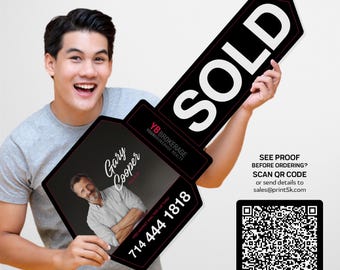 Keller Williams Social Media Key Prop: Custom Real Estate Marketing Sign