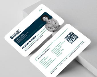 Modern Business Card Designs Made to Fit Any Insurance Agency or Brokerage!
