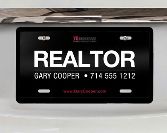 Keller Williams Novelty License Plate: Customizable Agent Gift