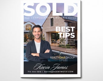 Realty ONE Group Real Estate Magazine Home Buyer's Guide! Edit In Canva! Desktop Printable + Digital Versions! Share On Social Media!