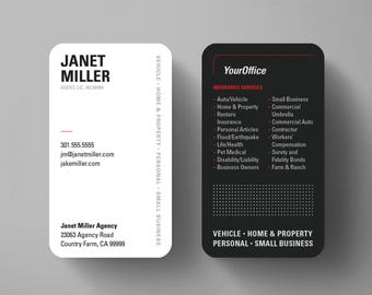 Insurance Business Card Design