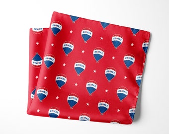 RE/MAX Custom Printed Pocket Square! Be the sharpest dressed in your office. Makes a great gift!