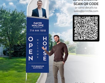 Coldwell Banker Ready Premium Feather Flags! Guaranteed to attract attention for your real estate event!