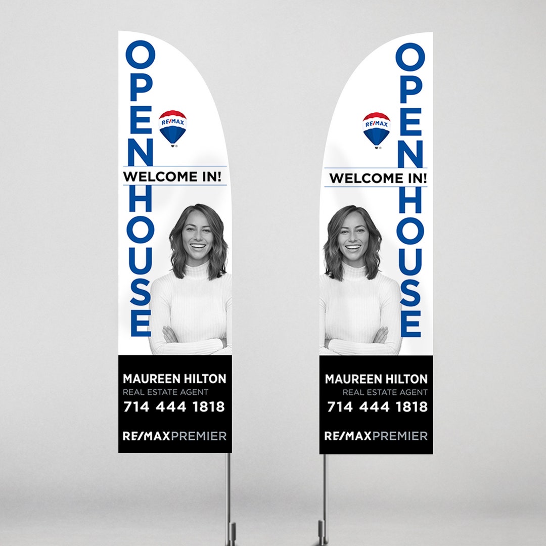 RE/MAX Premium Feather Flags! Guaranteed to Attract Attention for Your ...