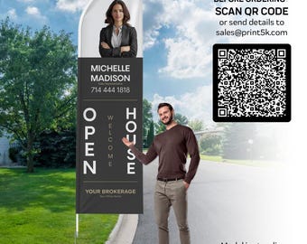 Century 21 Feather Flag: Real Estate Event Sign, 12ft Polyester
