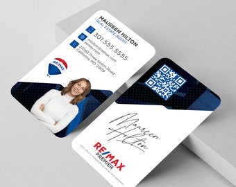 Vertical RE/MAX Business Card Designs! 60 Different Designs Available on Our Website, www.agentmotif.com