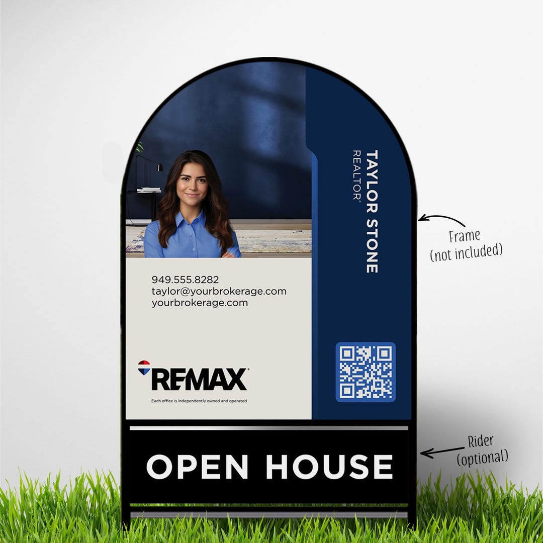 REMAX Dome Sign: Custom Real Estate Agent Marketing (24x30, USA Made ...