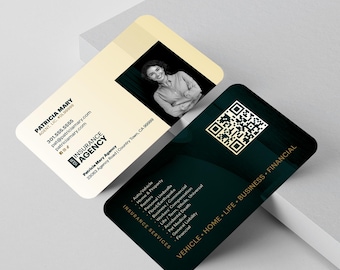 Modern Business Card Designs Made to Fit Any Insurance Agency or Brokerage!