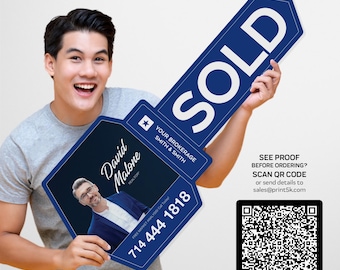 Coldwell Banker Social Media Key Prop: Custom Real Estate Marketing Sign