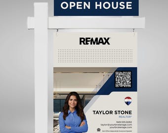 NEW REMAX Hanging Signs. Updated Branding and Logo