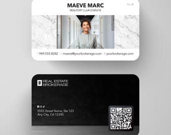 Modern Business Card Designs Made to Fit Any Real Estate Brokerage!