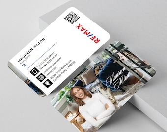 RE/MAX Business Cards Design! Made in Canva! Ready to download!