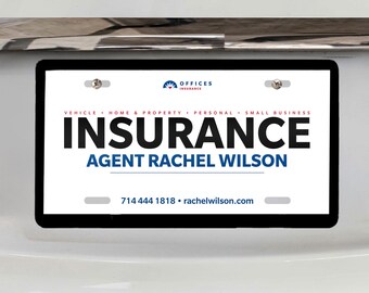 Custom Farmers Insurance Novelty License Plate