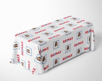 REMAX Custom Printed Table Cover/Throw. Present yourself in a more professional manner! For better pricing visit AgentMotif.com
