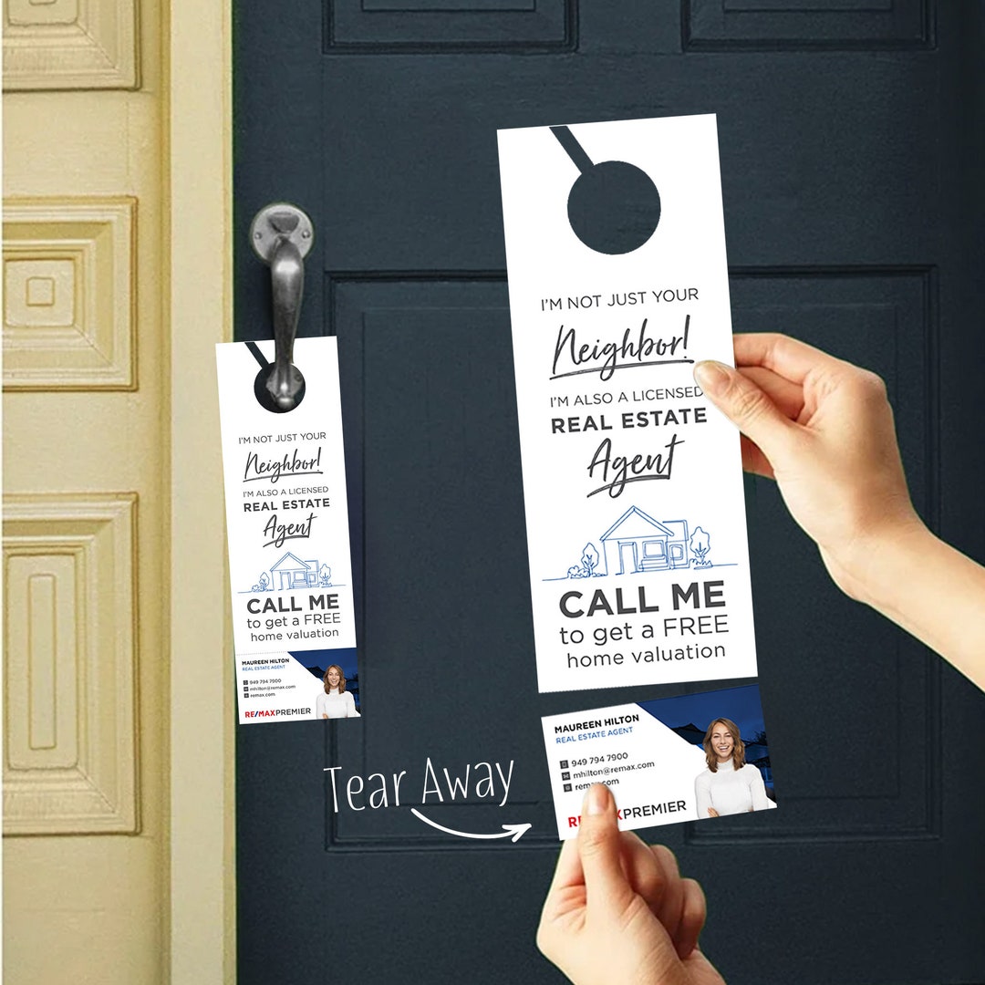 Probably the Best Real Estate Door Hangers Ever RE/MAX Door Hangers