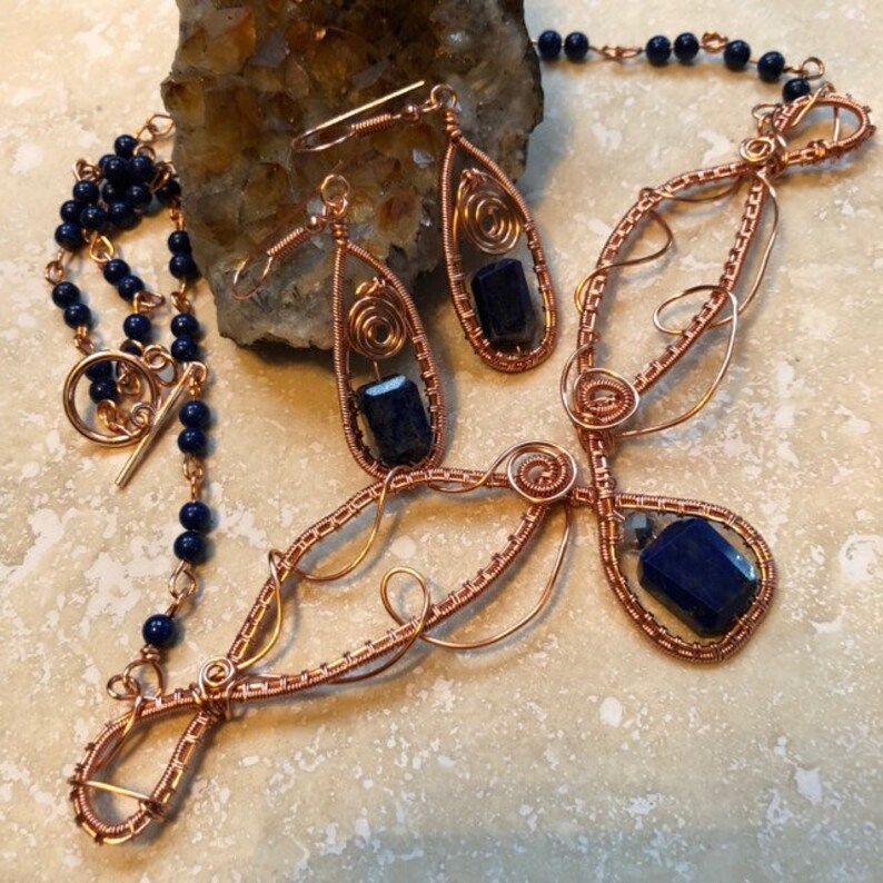 Diarmuid Pendant and Earring set