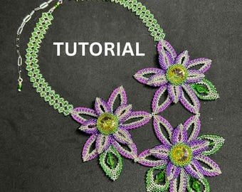 Festival Necklace Seed Bead Tutorial