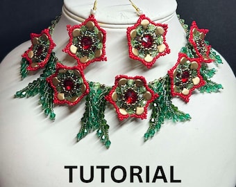 Christmas Embrace Seed Bead Tutorial and Pattern