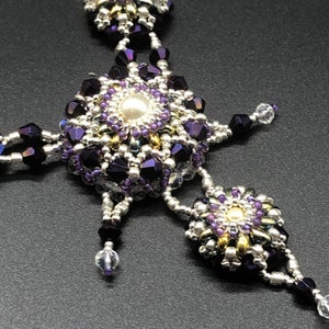 Handmade Crystal Necklace, Bridgerton