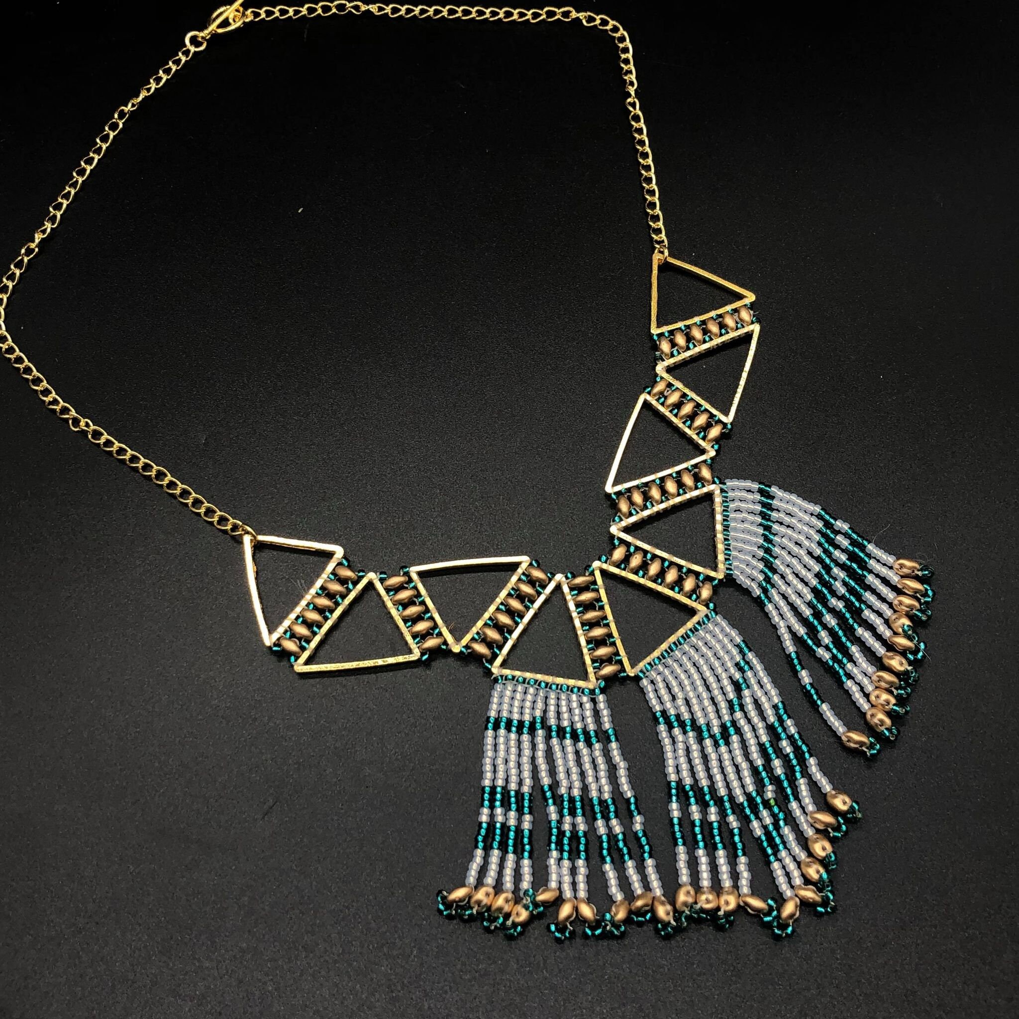 Aztec By Design Seed Handmade Bead Necklace Etsy