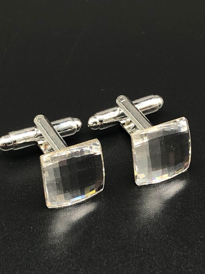 Cufflinks with Swarovski Crystal Etsy