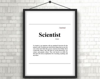 scientist definition funny dictionary