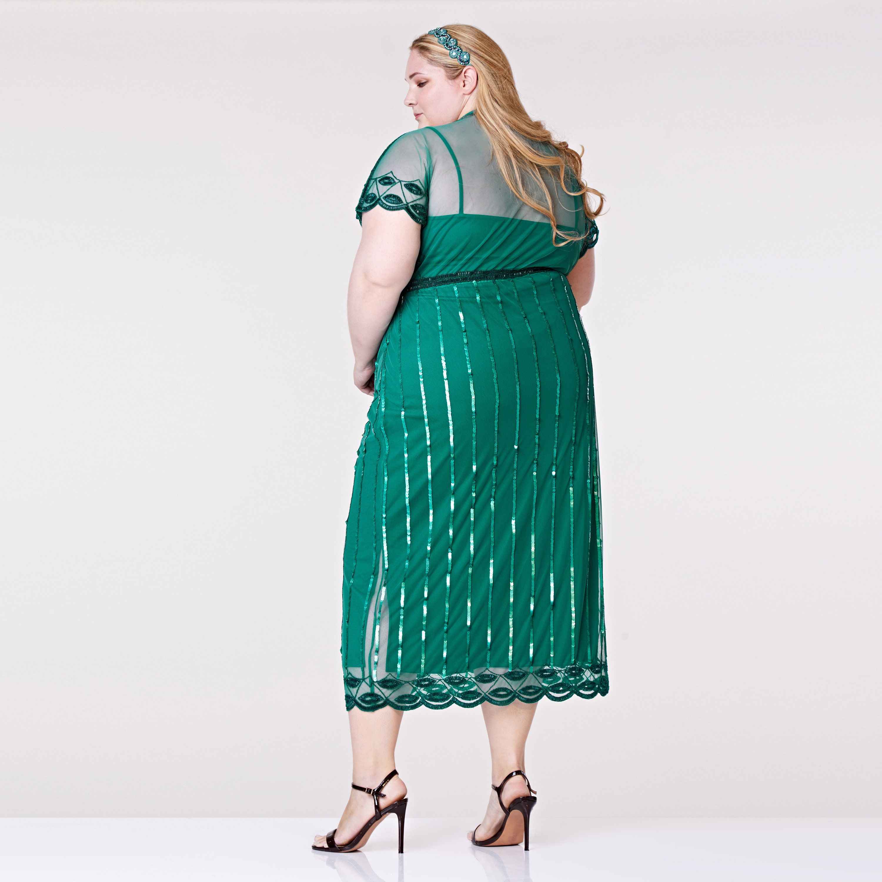 Plus Size Angel Sleeve Teal Maxi Prom Dress Bridesmaid Wedding Etsy