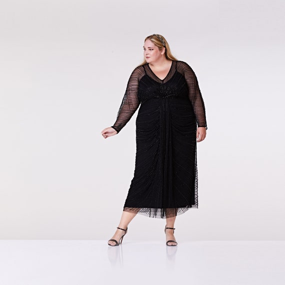 1920s long sleeve dress