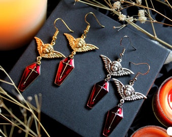 Eternal Romance Earrings Gothic Necklace, Gothic Jewelry