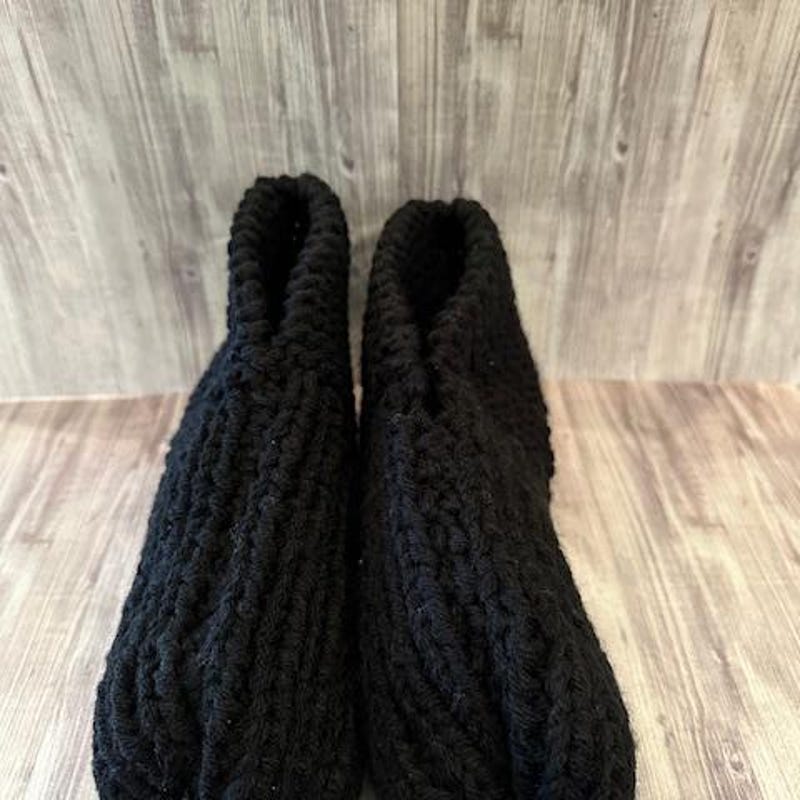 Knitted Slippers Etsy