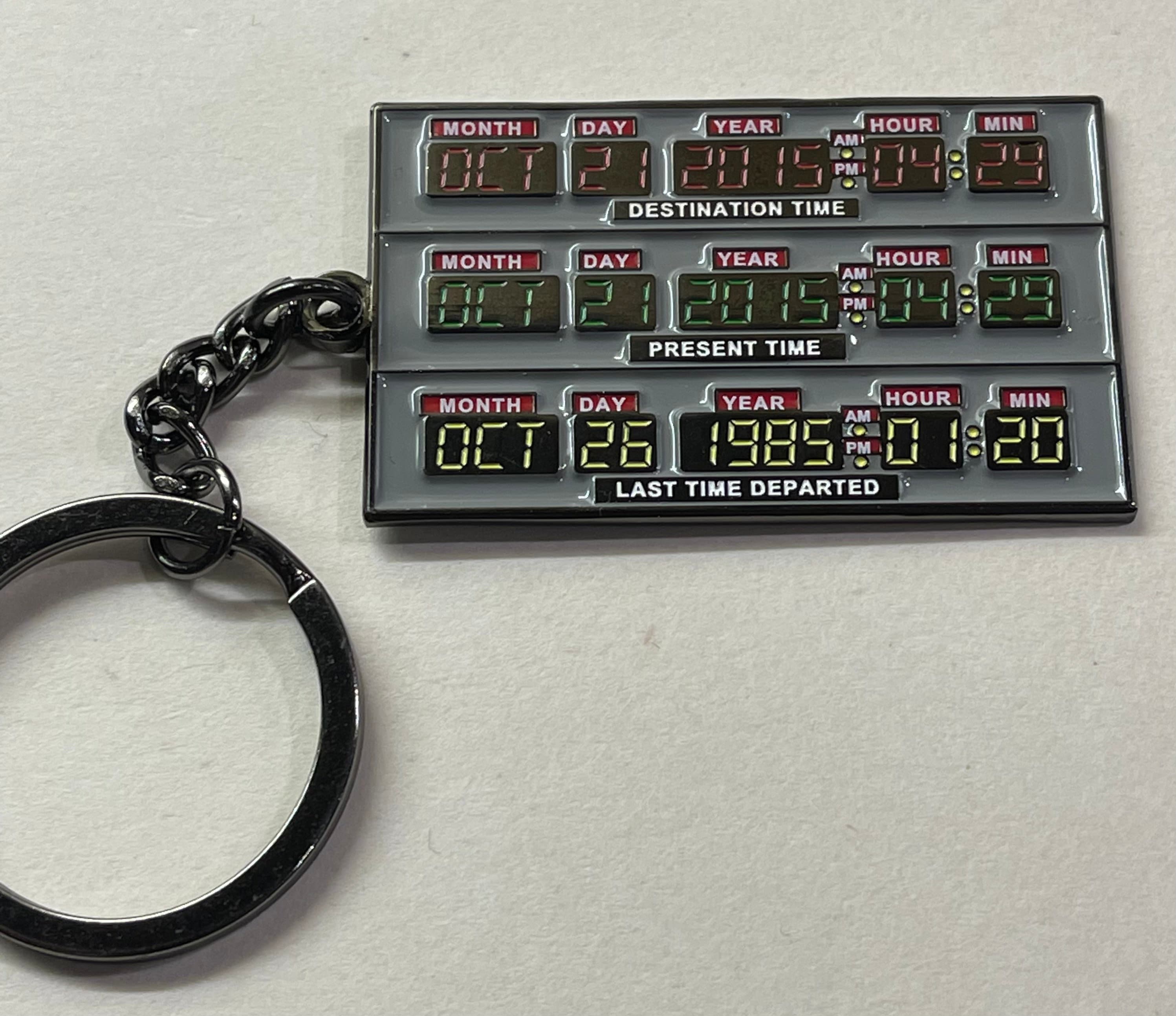 Back to the Future Time Circuits Keychain Key Ring Etsy Australia