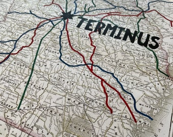 Kaart van Walking Dead Terminus op volledige grootte