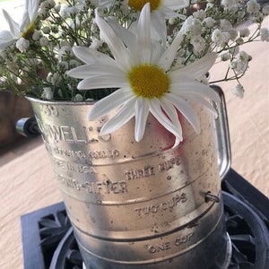 Vintage Tin Flour Sifter