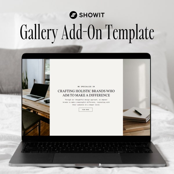 Showit Website Gallery Template | Showit Add-on Templates | Showit Template | Website Template | Portfolio Website | Portfolio Template