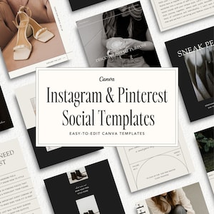 Social Media Vorlagen | Instagram Vorlagen für kleine Unternehmen | Vorlagen für soziale Inhalte | Pinterest Vorlagen | Kleine Unternehmen Social Media