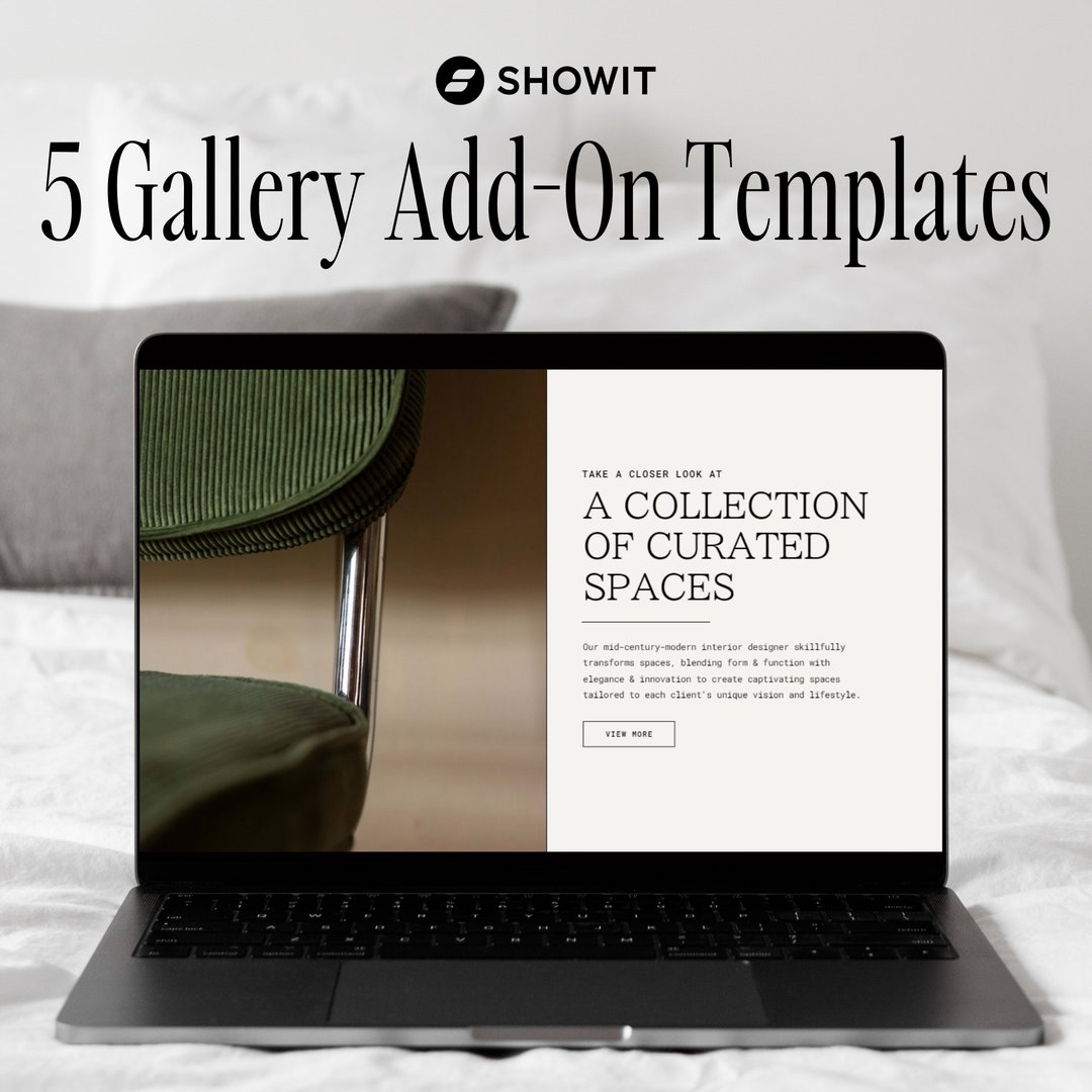 Showit Website Gallery Sections Template | Showit Add-on Templates ...