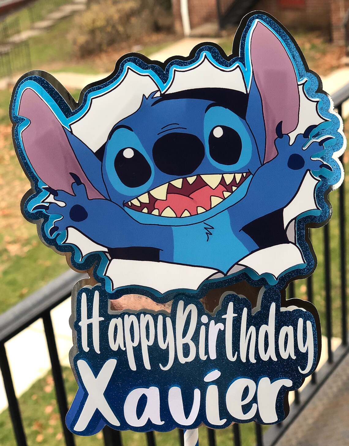 Lilo y Stitch Cake Topper Etsy México